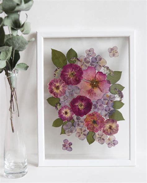 Handmade Pressed Flower Frames от Chaikaflowers на Etsy In 2021