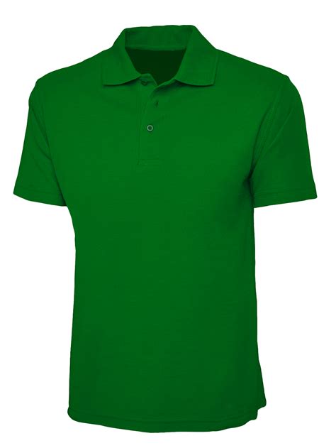 Plain Emerald Green Polo Shirt – Cutton Garments png image