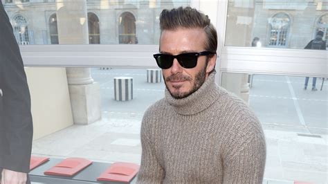 David Beckham Tries Out Cozy Boy Style Gq