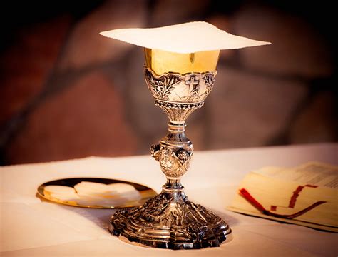 The Host And Chalice Both Contain Christs Body And Blood National