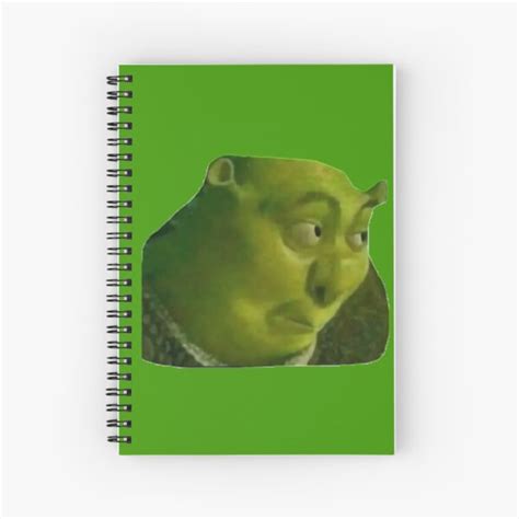 Shrek Meme Spiral Notebook For Sale By Danimora Redbubble