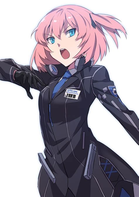 Anime Picture Search Engine Girl Black Gloves Blue Eyes Closers Gloves Highres Open Mouth