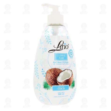 Jabón Líquido Lirio Clean Pure Leche de Coco 500 ml