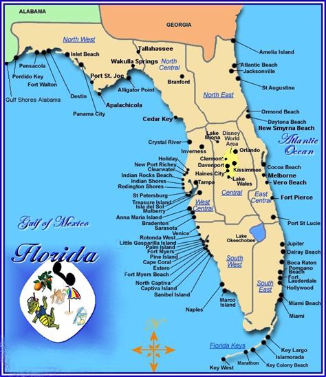 Map Of Florida Gulf Coast Cities And Towns Yahoo Image Search Results