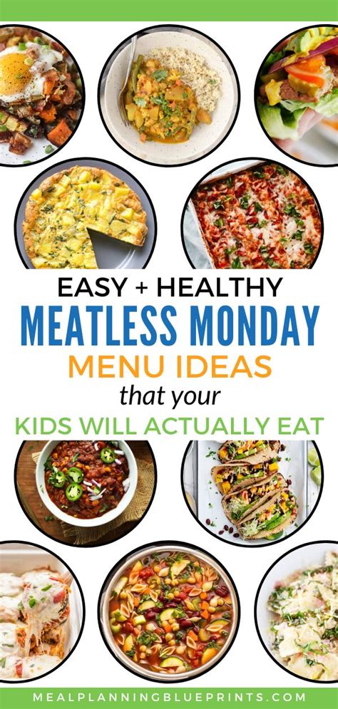 Fresh New Meatless Monday Menu Ideas Vegetarian Recipes Healthy