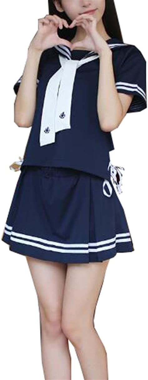 Evalent Japanese Jk Anime Clothes Classic Navy Sailor Suit