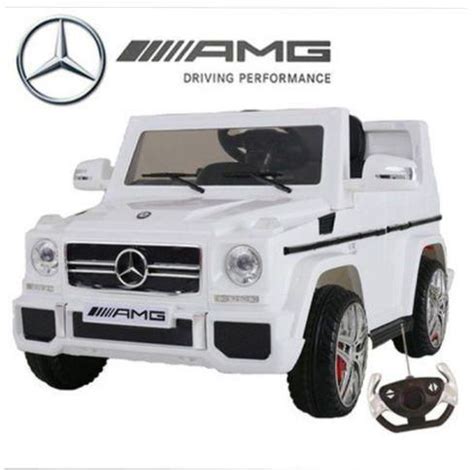 This car is a perfect combination of stylish design and with an excellent capability. Mercedes Benz G WAGON Ride On For Kids- White price from ...