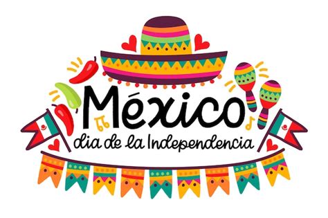 Hand Drawn Mexican Independence Day Free Vector