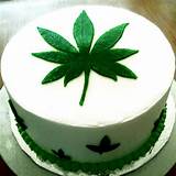 Pictures of Marijuana Shaped Cake
