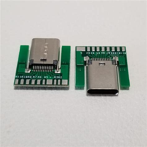 Usb 31 Type C Female Plug C Chip Smt Connector With Pcb Solder Socket Connector Adapter In