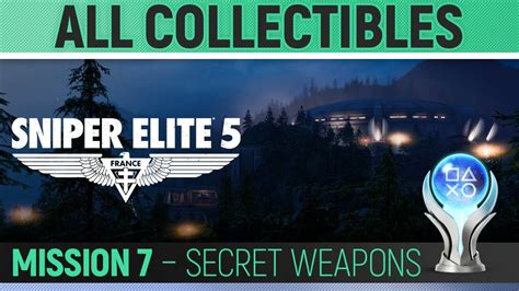 Sniper Elite 5 Mission 7 All Collectibles And Trophies 🏆 Secret