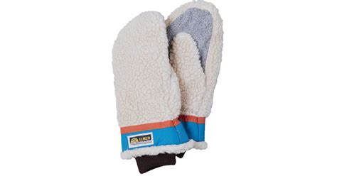 Elmer Gloves Wool Pile Mitten Beige In Gray Lyst