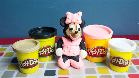 Minnie Mouse Play Doh How To Make Minnie Mouse Kinder Playtime
