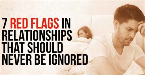 7 red flags in relationships that should never be ignored