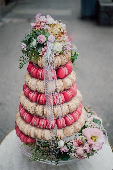 Macaron Tower French Twist On The Traditional Wedding Cake