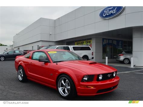 2007 Torch Red Ford Mustang Gt Premium Coupe 80425406