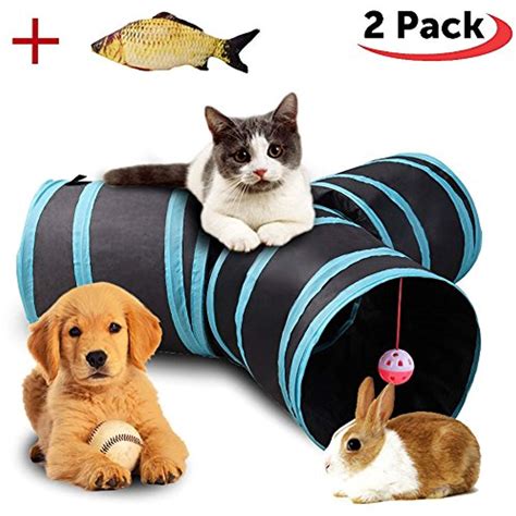 Marhaba aolan, a professor at xinjiang university, said: Aolan Cat Tunnel 3 Way Tunnels Extensible Collapsible Cat ...