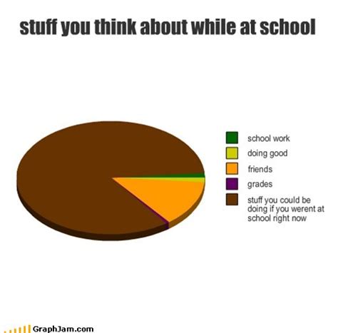 18 Totally Accurate Pie Charts About School Funny Gallery Ebaums World