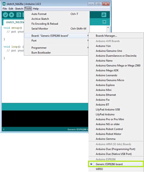 Esp8266 Uploading Code From Arduino Ide Techtutorialsx