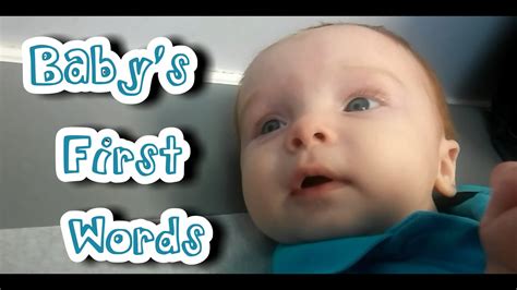 Babys First Words Youtube