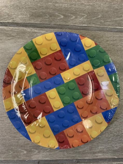 Lego Print Paper Plate Costume Carnival Parties And Toys