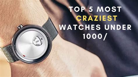 Top 5 Most Craziest And Cheapest Watches Collection Under 1000 On Amazon