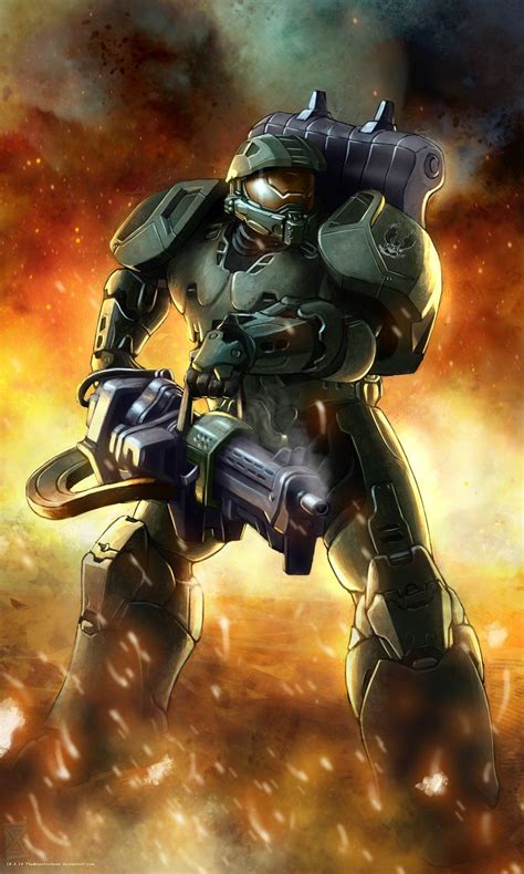 Spartan Wh40k Style John 117 Halo Video Game Halo Spartan Halo Armor