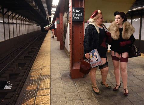 Pantsless Passengers Take Over Bart Photos From No Pants Subway Ride