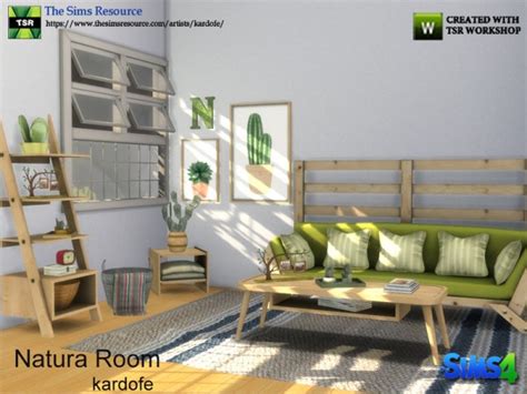 The Sims Resource Natura Room By Kardofe • Sims 4 Downloads