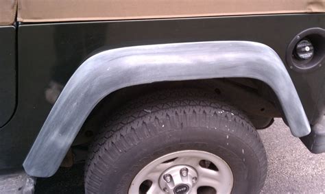 Painted My Fender Flares Jeep Wrangler Forum