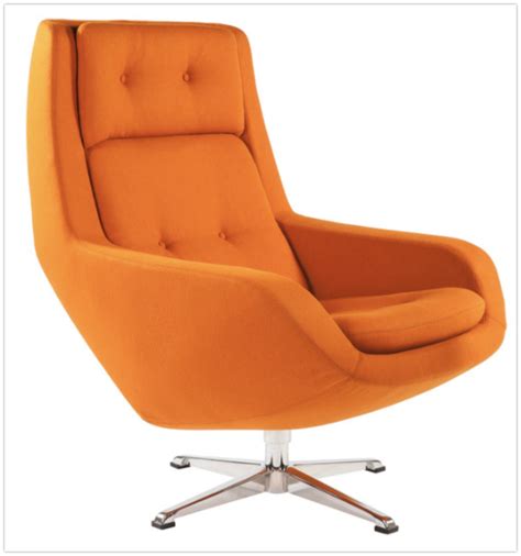 Enjoy your outdoor space with our range of comfortable outdoor lounge chairs. 7 Orange Lounge Swivel Chairs For a Modern Home - Cute ...