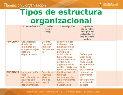 Tipos De Organizaciones