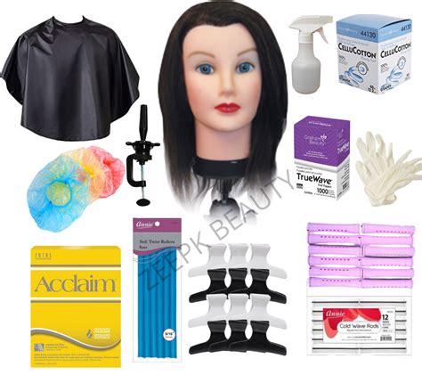 Perm Hair Kit Practice Kit For Beauty Cosmetology School Students