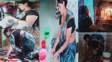 Indian Mom Routine Daily Vlog आज कमर टूट गई मेरी 😭 Saree Vlog Youtube