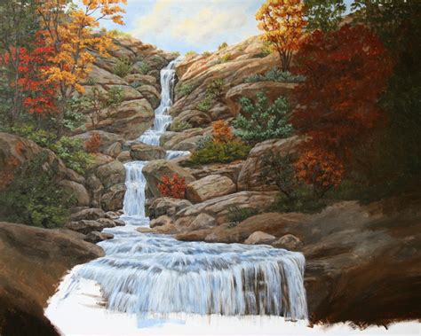 Crista Forests Animals And Art How To Paint A Waterfall Scene
