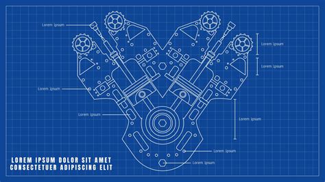 Beautiful Car Engine Drawing Vectors 215038 Vector Art At Vecteezy