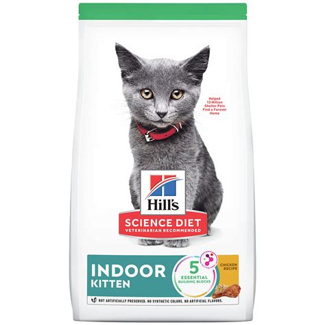 Hills Science Diet Indoor Kitten Dry Cat Food Chicken Cat Dry