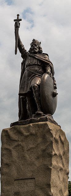 Photographic Print Statue Of King Alfred The Great Winchester