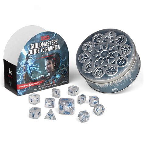 As tensions between the guilds run high, the streets of ravnica have never been more perilous. D&D Guildmaster's Guide to Ravnica Dice Set