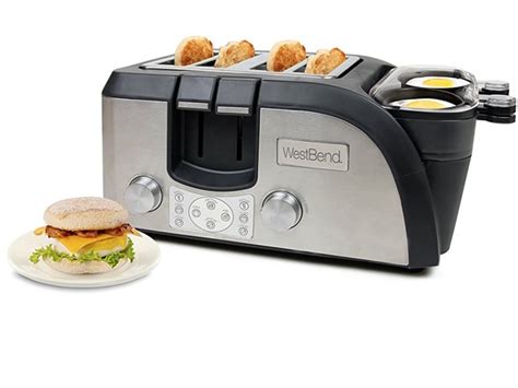 West Bend Breakfast Station Egg And Muffin Toaster Oven