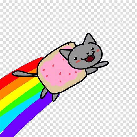 Kawaii Nyan Cat Transparent Background Png Clipart Hiclipart