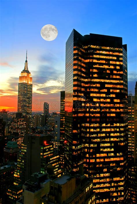New York City Midtown Skyline Stock Photo Image Of Lower