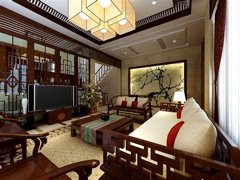 You can also consult friends and family and according to one's own taste the décor can be easily modified. Modern Living Room With Dining Room Upstairs 3D Model .max ...