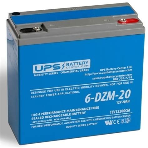 Tianneng 6 Dzf 20 12v 20ah Battery With M5 Terminals
