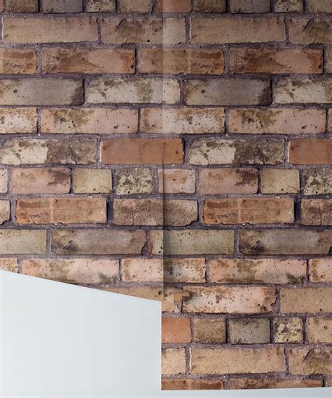 Old Brown Bricks Wallpaper Realistic Exposed Brick Milton And King