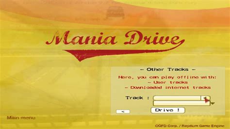 Download Mania Drive - My Abandonware