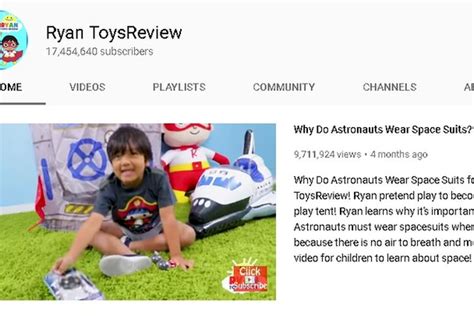 Suka Review Mainan Bocah 7 Tahun Raup Rp 314 Miliar Dari Youtube