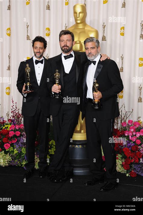 Grant Heslov Ben Affleck George High Resolution Stock Photography And