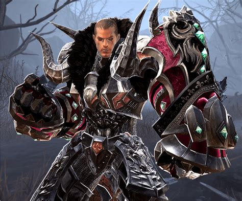 Most warrior skills can only be used while twin swords are equipped. Action MMORPG TERA Releases Male Brawler