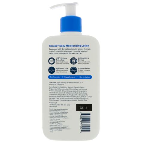 This product is recommended for use on normal to dry skin. CeraVe, Daily Moisturizing Lotion, Lightweight, 12 fl oz ...